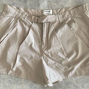 Helmut Lang Cream Bermudas with Relaxed Fit